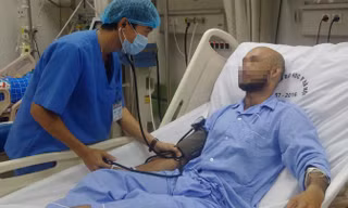 Bệnh nhân T. hồi phục sức khỏe sau khi được điều trị.