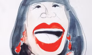 Tranh: Nguyễn Xuân Hoàng.