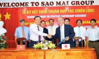 Lễ ký kết hợp tác giữa Sao Mai Group và Công ty Koyo Corporation thuộc Tập đoàn Koyo Group (Nhật Bản).