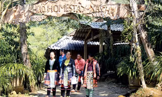 Mô hình home stay đón khách du lịch.