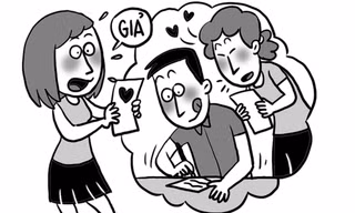 Thư tình của anh, sao toàn để chị gái viết?