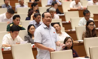 Đại biểu Bùi Mậu Quân (Hải Dương). Ảnh: Như Ý.