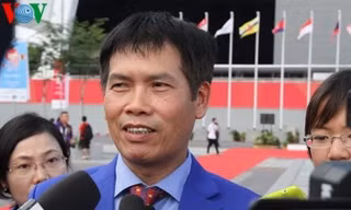 Ông Trần Đức Phấn - Phó Tổng cục trưởng Tổng cục TDTT giữ chức Trưởng đoàn TTVN. Ảnh: VOV.