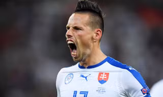 Hamsik chính là nhân tố tạo nên sự khác biệt, giúp Slovakia đánh bại tuyển Nga. Ảnh: GETTY IMAGES.