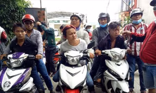 Nhóm "hiệp sĩ" khống chế được các đối tượng hung hãn.