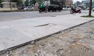 Xử lý nghiêm việc lát đá sai quy trình