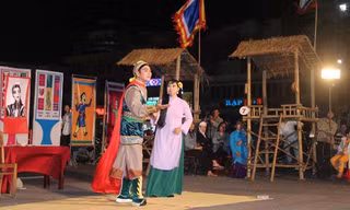 Trích đoạn bài chòi cổ “Lục Vân Tiên và Kiều Nguyệt Nga”.