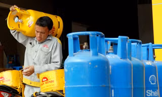 Giá gas tăng 5.000 đồng/bình