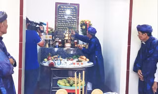 Lễ tái lập miếu cố Tám, ngày 10/6/2018 tại Đa Phước, Bình Chánh, TPHCM. Ảnh: Hạnh Ngọc.