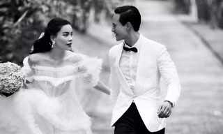 Tan chảy với bộ ảnh cưới lãng mạn của Hồ Ngọc Hà - Kim Lý, lai lịch váy cưới càng bất ngờ