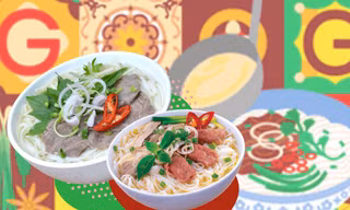 Phở xuất hiện trên Google Doodle nhân Ngày của phở 12/12: Ai rồi cũng phải thích phở thôi!