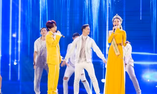 Hoa hậu Thùy Tiên và Quang Hùng MasterD song ca tiếng Việt - Thái cực ngọt trong sự kiện