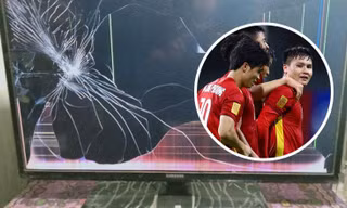 CĐV Malaysia tức giận đập nát TV vì đội nhà thua Việt Nam