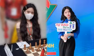 Nét đáng yêu của hot girl Việt Nam 17 tuổi vừa giành HCV cờ vua châu Á 