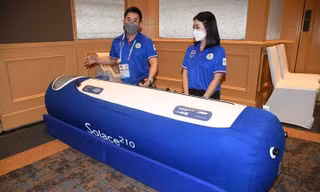 Thái Lan mang thiết bị siêu hiện đại sang Việt Nam giúp các VĐV hồi phục nhanh 