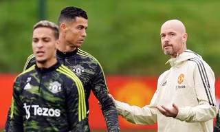 Ronaldo được HLV Ten Hag tha thứ, có thể ra sân ở Europa League 