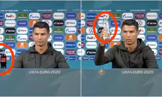 UEFA doạ phạt nếu cầu thủ 'học theo' Ronaldo gạt chai Coca