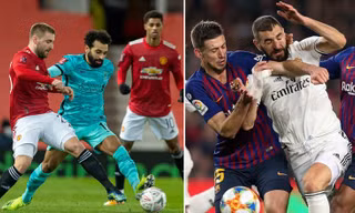 Lịch trực tiếp bóng đá châu Âu cuối tuần: Đại chiến MU vs Liverpool, Barca vs Real 