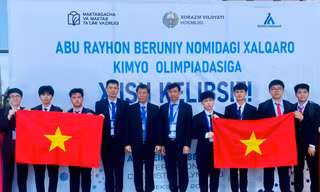 8 thí sinh đội tuyển Việt tham dự Olympic Hoá học quốc tế cho học sinh dưới 18 tuổi đều giành huy chương