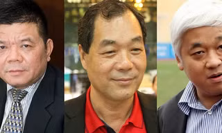 Ông Trần Bắc Hà, Trầm Bê và Bầu Kiên.