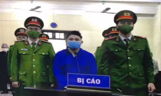 Bị cáo Cao Tài Năng tại tòa.