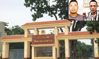 Trại tạm giam T16, nơi 2 tử tù trốn khỏi phòng biệt giam. Ảnh: Nguyễn Hoàn