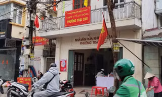 Trạm y tế lưu động phường Trại Cau (quận Lê Chân, TP Hải Phòng).