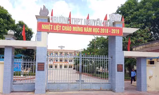Trường THPT Nguyễn Trãi (An Dương, Hải Phòng). Ảnh: L.T