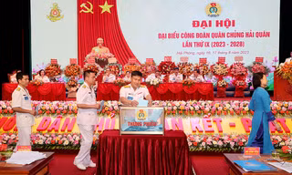 Đại hội Công đoàn Quân chủng Hải quân lần thứ IX 