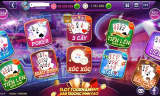 Giao diện game bài Rikvp.