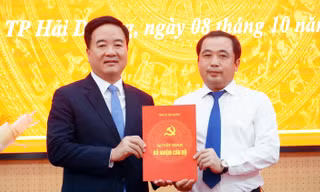 Ông Nguyễn Văn Kiên giữ chức Chủ tịch thành phố Hải Dương