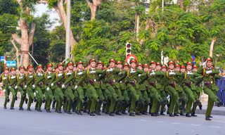 Hải Phòng phân luồng giao thông buổi hợp luyện đội ngũ, diễu hành quần chúng