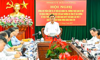 Thường trực Ban Bí thư: Hải Dương - Hải Phòng cần công tâm trong sắp xếp cán bộ sau hợp nhất