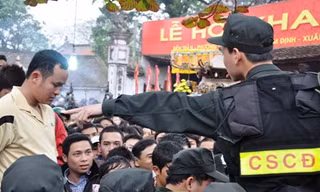 Thiết lập 5 vòng an ninh bảo vệ lễ Khai ấn đền Trần