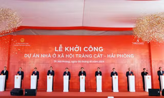 Chủ tịch Quốc hội bấm nút khởi công dự án nhà ở 5.800 tỷ đồng ở Hải Phòng