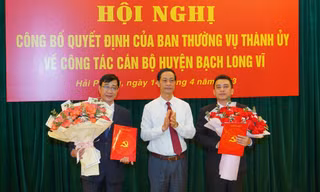Huyện đảo tiền tiêu Bạch Long Vĩ có tân Bí thư