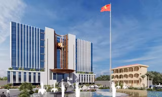Dừng thi công trụ sở UBND huyện ở Hải Phòng