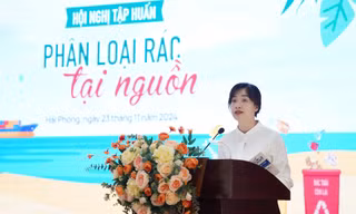Thanh niên Hải Phòng háo hức tham gia tập huấn phân loại rác tại nguồn