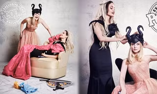 'Tiên hắc ám' Angelina Jolie đọ sắc nàng thơ 9x Elle Fanning