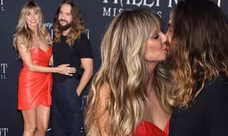 Heidi Klum U50 trẻ đẹp rực rỡ, nồng nàn hôn chồng trẻ kém 16 tuổi