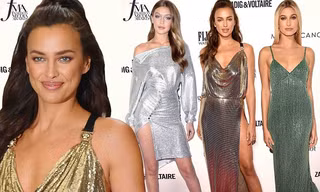 Irina Shayk váy xẻ cao hết cỡ đẹp nhất dàn ‘chân dài’ đình đám
