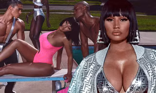 Nicki Minaj thân hình 'đồng hồ cát' kỳ dị hơn cả Kim Kardashian