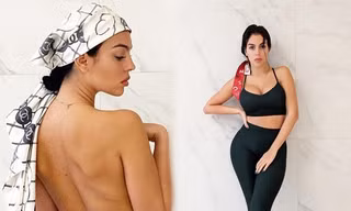 Bạn gái Cristiano Ronaldo tập yoga khoe dáng quyến rũ