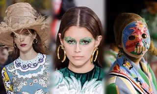 Mũ cói, giày cọc cạch, mặt nạ kỳ dị… bùng nổ sàn diễn Valentino