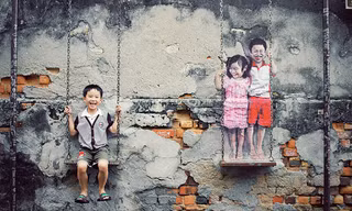Nghệ thuật độc đáo trên đường phố Penang Malaysia 