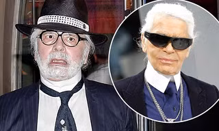 ‘Ông hoàng tóc bạc’ Karl Lagerfeld gây sốc với diện mạo không nhận ra