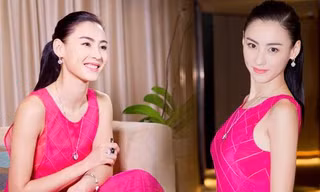 Trương Bá Chi xinh đẹp dịu dàng với đầm hồng nổi bật