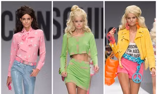 Moschino xuân hè 2015: Những cô búp bê Barbie rực rỡ