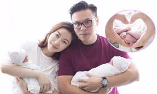 Mỹ nhân ‘Diệp Vấn’ sinh đôi hai ‘tiểu công chúa’