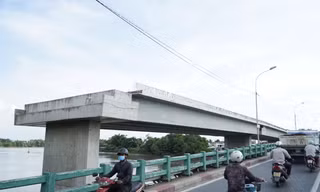 Cận cảnh cầu Phước Long mới sắp tái thi công sau nhiều năm 'đắp chiếu'